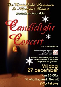 Affiche Candlelight Concert 2013